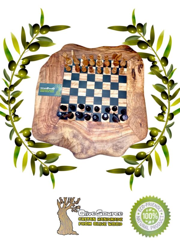 CHESS WITH IT'S HANDMADE PIECES