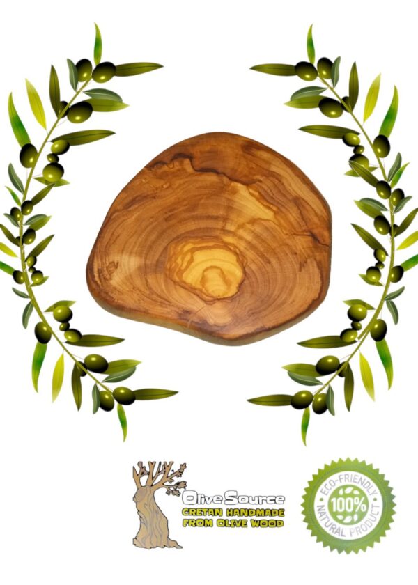 OLIVE-WOODEN COASTER