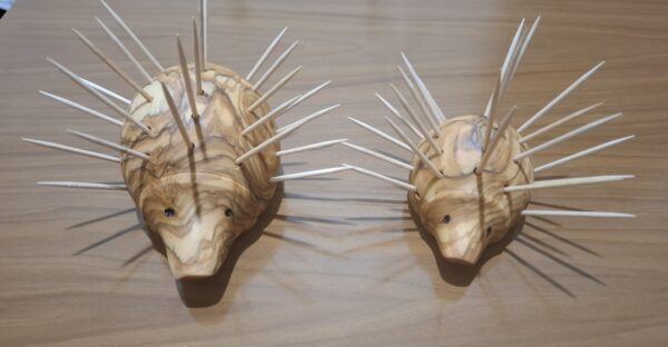 Ηedgehog for toothpicks...medium 15.00 euros / small 10.00 euros