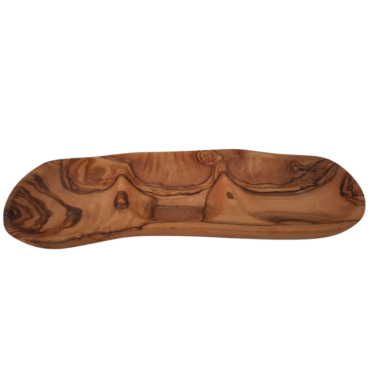 Elegant Three-Well Appetizer Tray for Stylish Serving