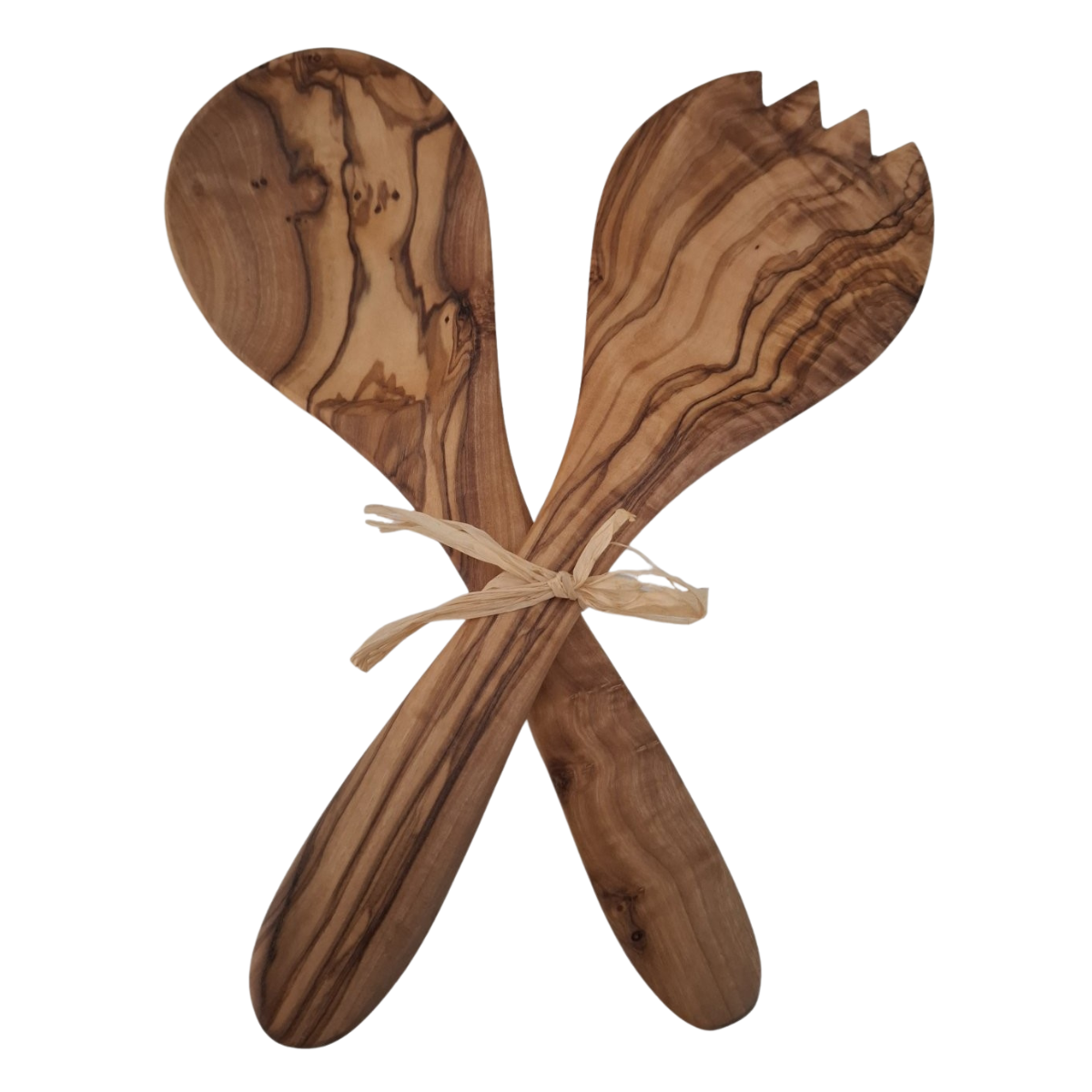 Wide Salad Serving Set for Fresh Greens & Side Dishes